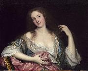 John Michael Wright Portrait of a Lady, thought to be Ann Davis, Lady Lee oil painting on canvas